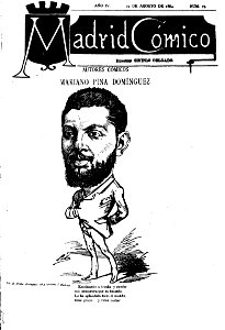 1884-08-24, Madrid Cómico, Mariano Pina Domínguez, Cilla