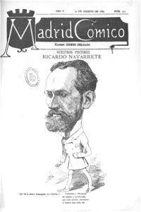 1885-08-22, Madrid Cómico, Ricardo Navarrete, Cilla