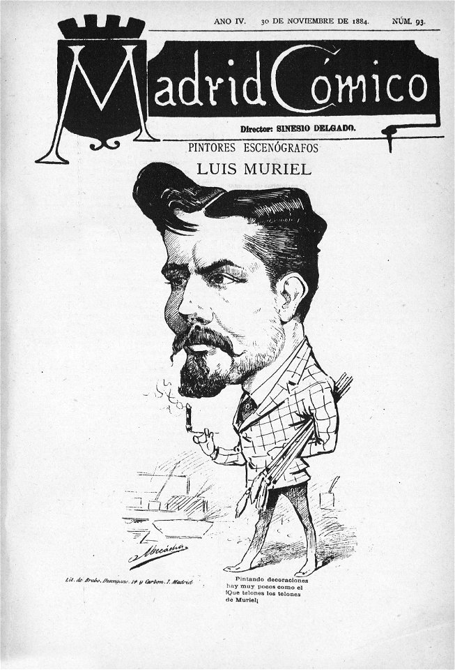 1884-11-30, Madrid Cómico, Luis Muriel, Mecachis