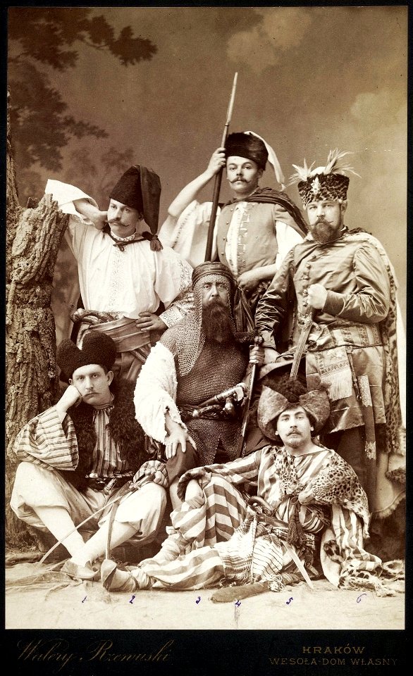Rzewuski Group in historical costumes