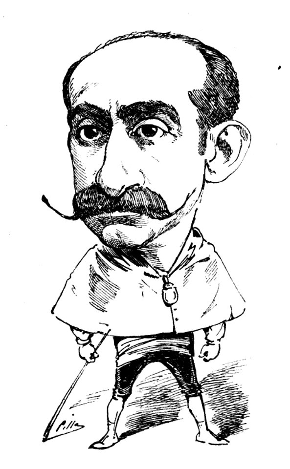 1885-12-31, El Dr. Sangredo, Dr. Fernández de la Vega, Cilla (cropped)