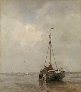 Bomschuit op het Scheveningse strand Rijksmuseum SK-A-2810