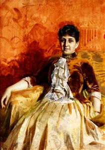 Anders Zorn-Porträtt av Lisen Lamm