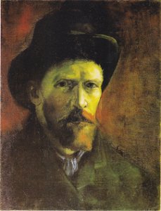 Van Gogh - Selbstbildnis mit dunklem Filzhut