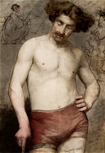 Bilińska Semi-nude male