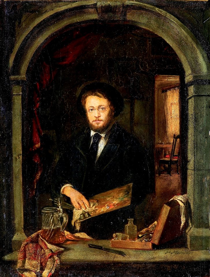 Paweł Merwart - Autoportret malarza
