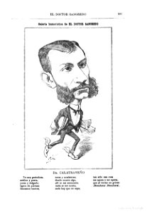1885-12-31, El Dr. Sangredo, Dr. Calatraveño, Cilla