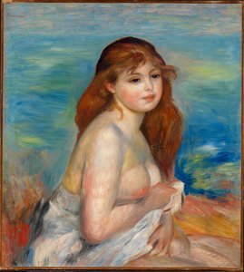 Auguste Renoir - Etter badet - Google Art Project. Free illustration for personal and commercial use.
