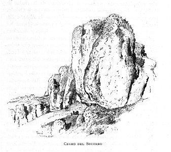 1886, España, sus monumentos y sus artes, su naturaleza e historia, Castilla La Nueva, vol 2, Cerro del Socorro, Cuenca, Pascó