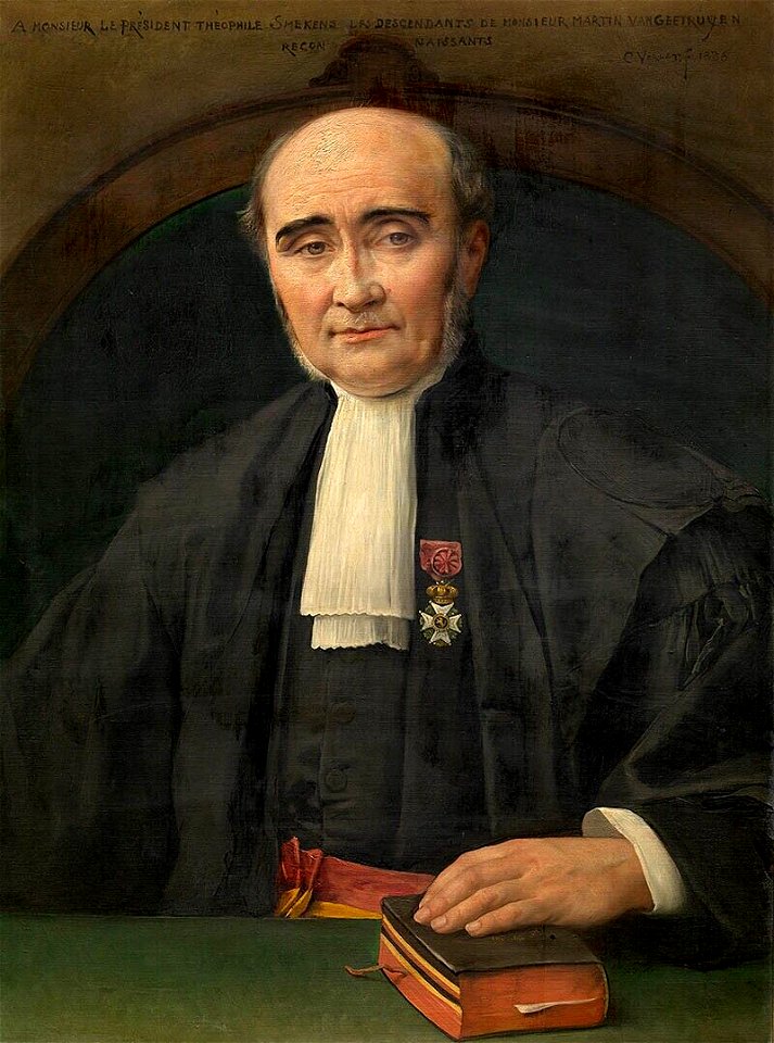 Charles Verlat - Portrait of Théophile Smekens