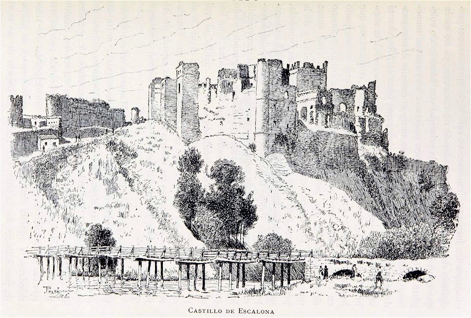 1886, España, sus monumentos y sus artes, su naturaleza e historia, Castilla La Nueva, vol 3, Castillo de Escalona, Pascó