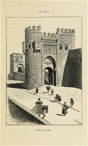 1886, España, sus monumentos y sus artes, su naturaleza e historia, Castilla La Nueva, vol 3, Puerta del Sol, Toledo, Pascó