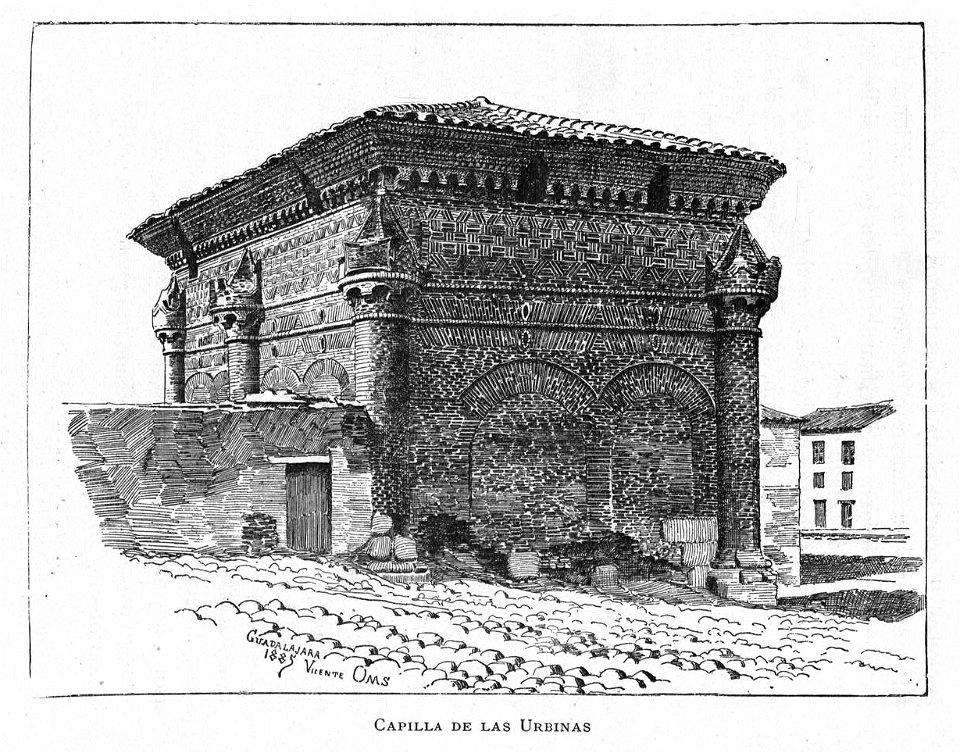 1886, España, sus monumentos y sus artes, su naturaleza e historia, Castilla La Nueva, vol 2, Capilla de las Urbinas, Guadalajara, Vicente Oms