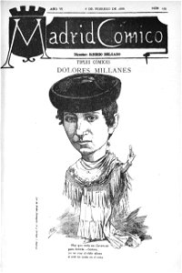 1886-02-06, Madrid Cómico, Dolores Millanes, Cilla