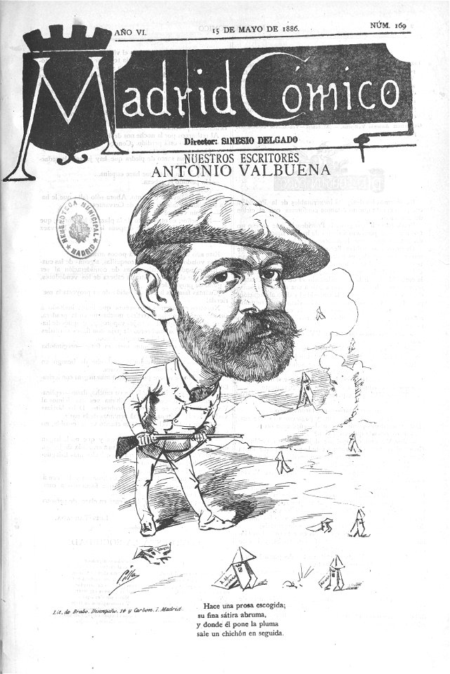 1886-05-15, Madrid Cómico, Antonio Valbuena, Cilla