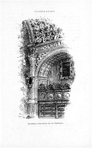 1886, España, sus monumentos y sus artes, su naturaleza e historia, Castilla La Nueva, vol 2, Sacristía de la catedral, Sigüenza, Pascó