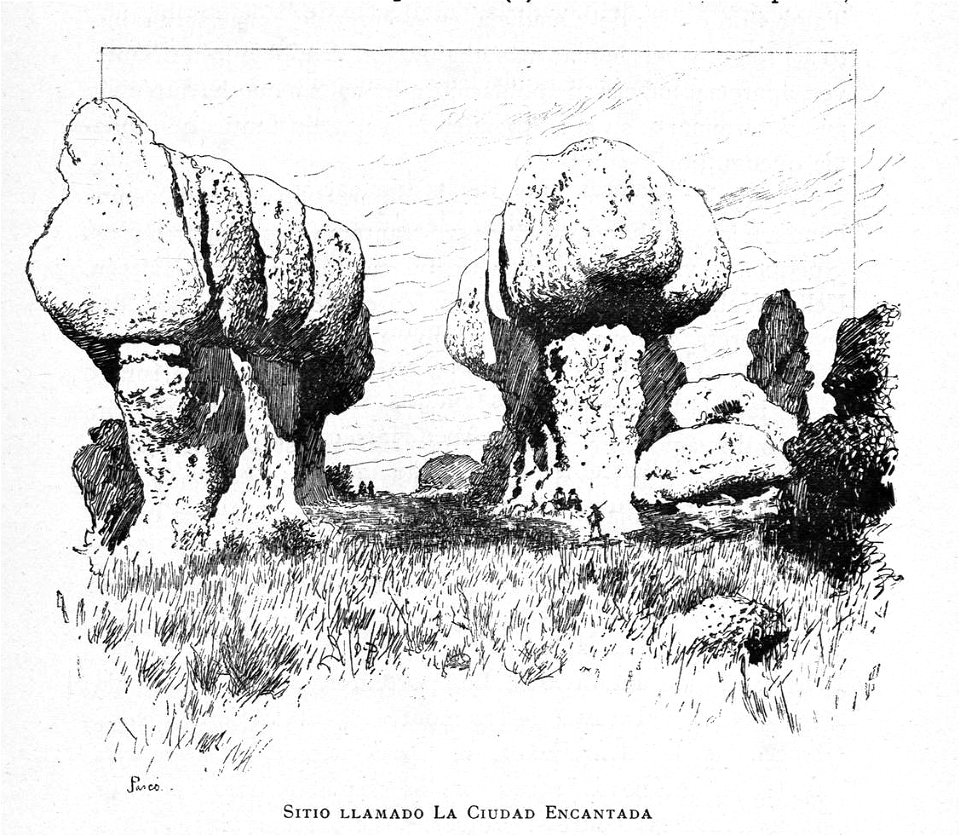 1886, España, sus monumentos y sus artes, su naturaleza e historia, Castilla La Nueva, vol 2, Sitio llamado La Ciudad Encantada, Pascó