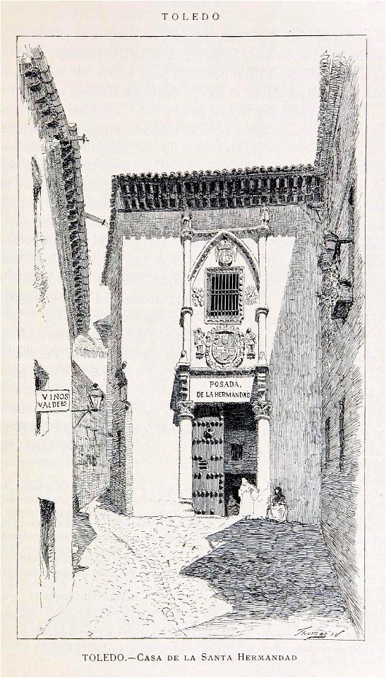 1886, España, sus monumentos y sus artes, su naturaleza e historia, Castilla La Nueva, vol 3, Casa de la Santa Hermandad, Toledo
