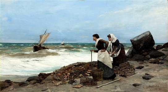 Michał Gorstkin Wywiórski - Wybrzeże bretońskie 1886