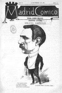 1886-02-27, Madrid Cómico, Miguel Cepillo, Cilla