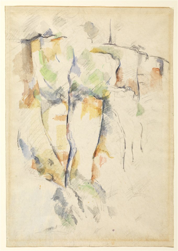 1887, Cézanne, Rocks at Bibémus