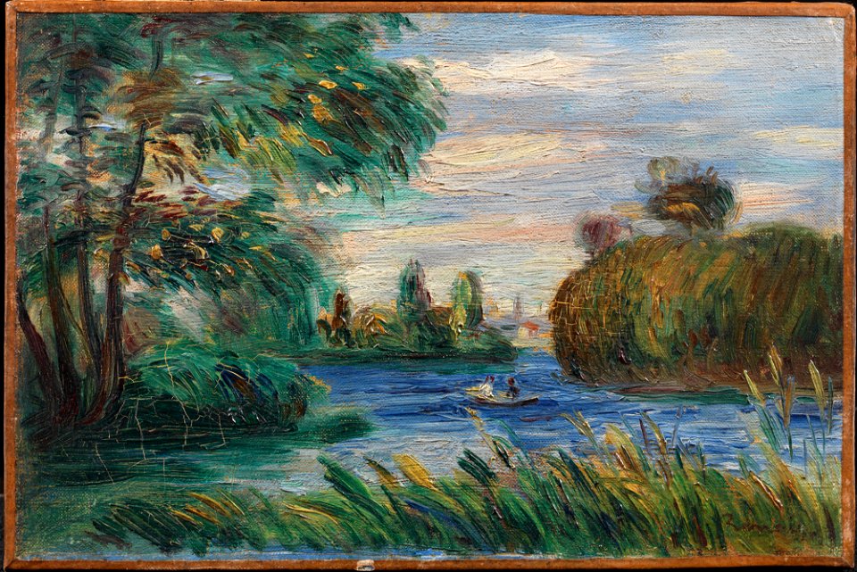 1887, Renoir, River Landscape