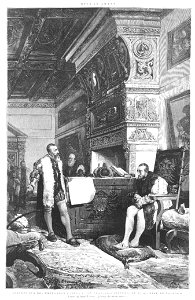 1887-01-15, La Ilustración Española y Americana, Entrevista del emperador Carlos V con Francisco Pizarro, en el alcázar de Toledo, Lizcano, Vela