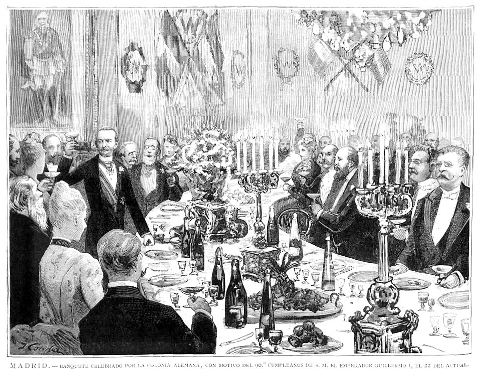 1887-03-30, La Ilustración Española y Americana, Madrid, Banquete celebrado por la colonia alemana, Comba