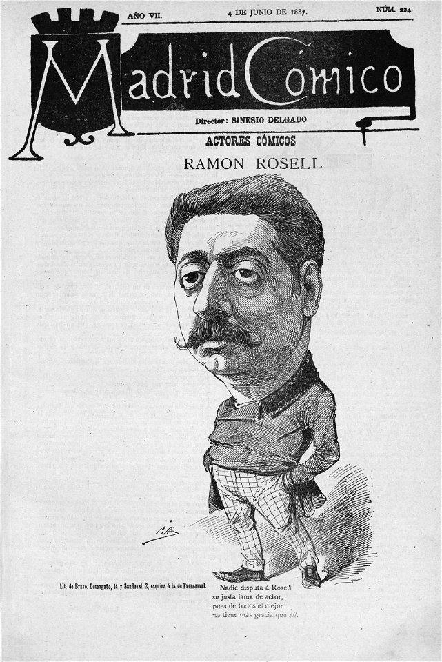 1887-06-04, Madrid Cómico, Ramón Rosell, Cilla
