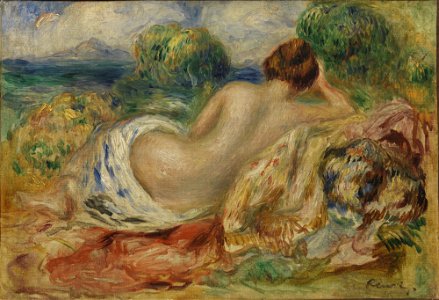 1887, Renoir, Nu Dans un Paysage