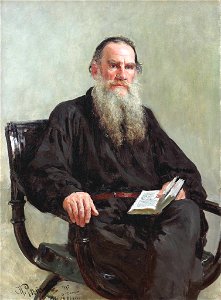 Ilya Efimovich Repin (1844-1930) - Portrait of Leo Tolstoy (1887). Free illustration for personal and commercial use.