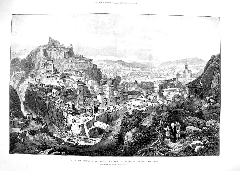 1888 Tiflis Capital Russian Caucasus Trans-caspian