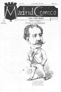 1888-01-07, Madrid Cómico, Pablo Barbero, Cilla