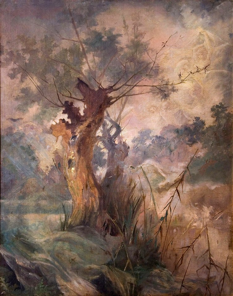 Witold Pruszkowski - Wierzby nad moczarami 1887