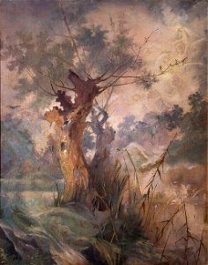 Witold Pruszkowski - Wierzby nad moczarami 1887