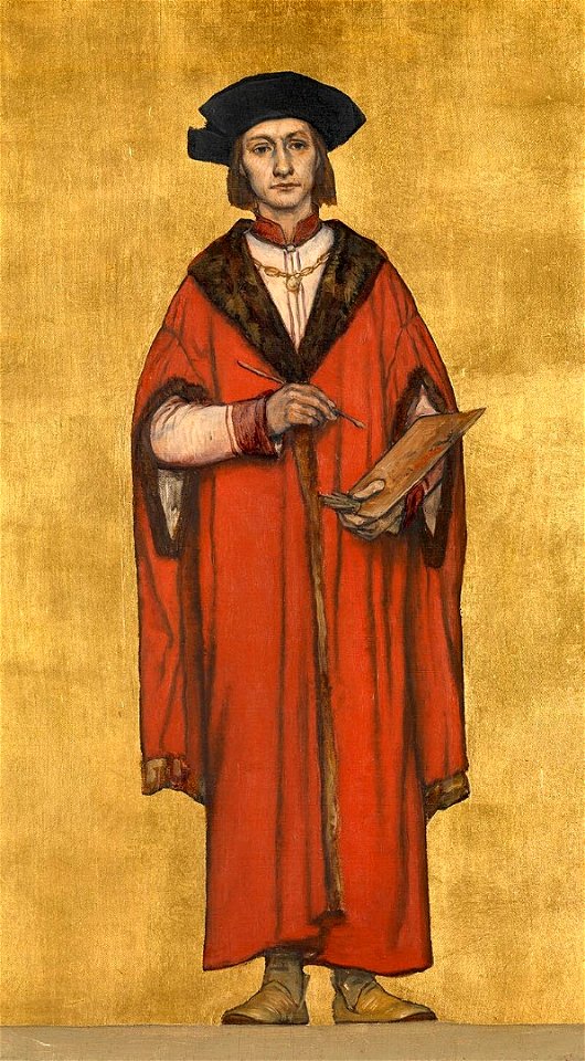 Albrecht De Vriendt - The painter Jan van Eyck
