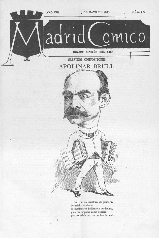 1888-05-19, Madrid Cómico, Apolinar Brull, Cilla