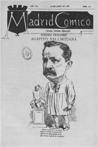 1888-06-16, Madrid Cómico, Agapito Vallmitjana, Cilla