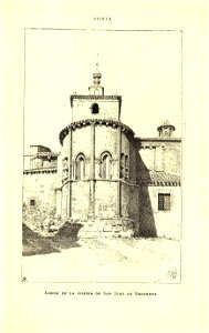 1889, España, sus monumentos y sus artes, su naturaleza e historia, Soria, Ábside de la iglesia de San Juan de Rabanera, Isidro Gil