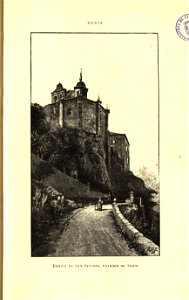 1889, España, sus monumentos y sus artes, su naturaleza e historia, Soria, Ermita de San Saturio, patrono de Soria, Isidro Gil