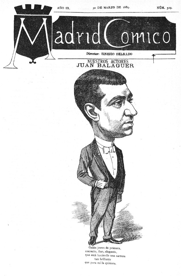 1889-03-30, Madrid Cómico, Juan Balaguer, Cilla