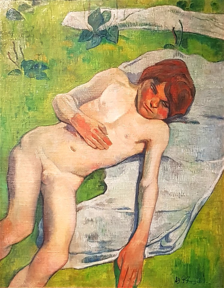 1889 Gauguin Bretonischer Junge anagoria