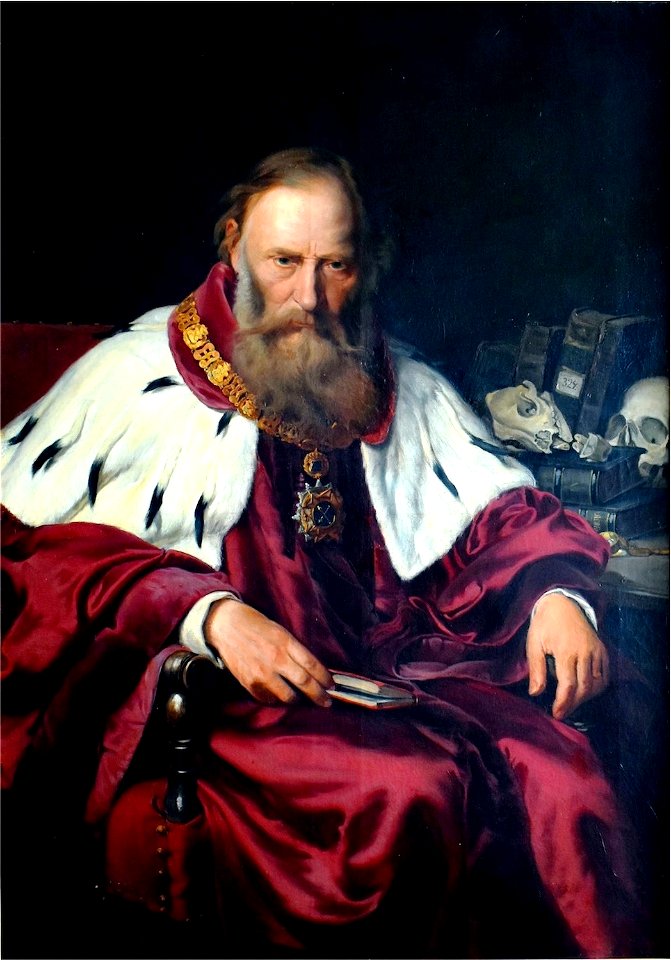 Kazimierz Pochwalski - Portret prof. Ludwika Teichmanna