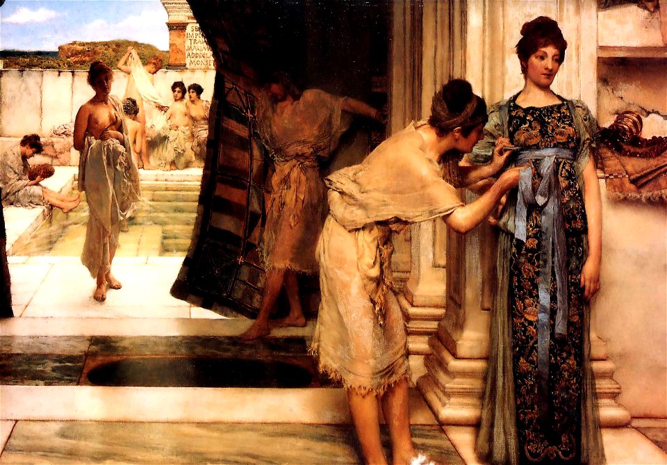 1890 Lawrence Alma-Tadema - Frigidarium