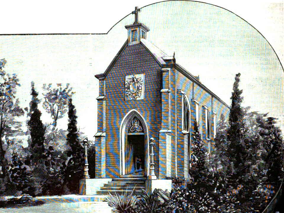 1890-10-30, La Ilustración Española y Americana1890, Exterior é interior del panteón de familia de los Excmos. Sres. Duques de Fernán Núñez, situado en término de la Alameda de Osuna (cropped) Exterior
