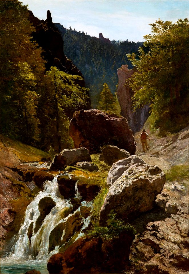 Wojciech Gerson - Dolina Bramki w Tatrach 1890