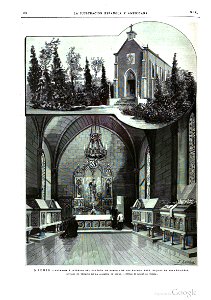 1890-10-30, La Ilustración Española y Americana1890, Exterior é interior del panteón de familia de los Excmos. Sres. Duques de Fernán Núñez, situado en término de la Alameda de Osuna