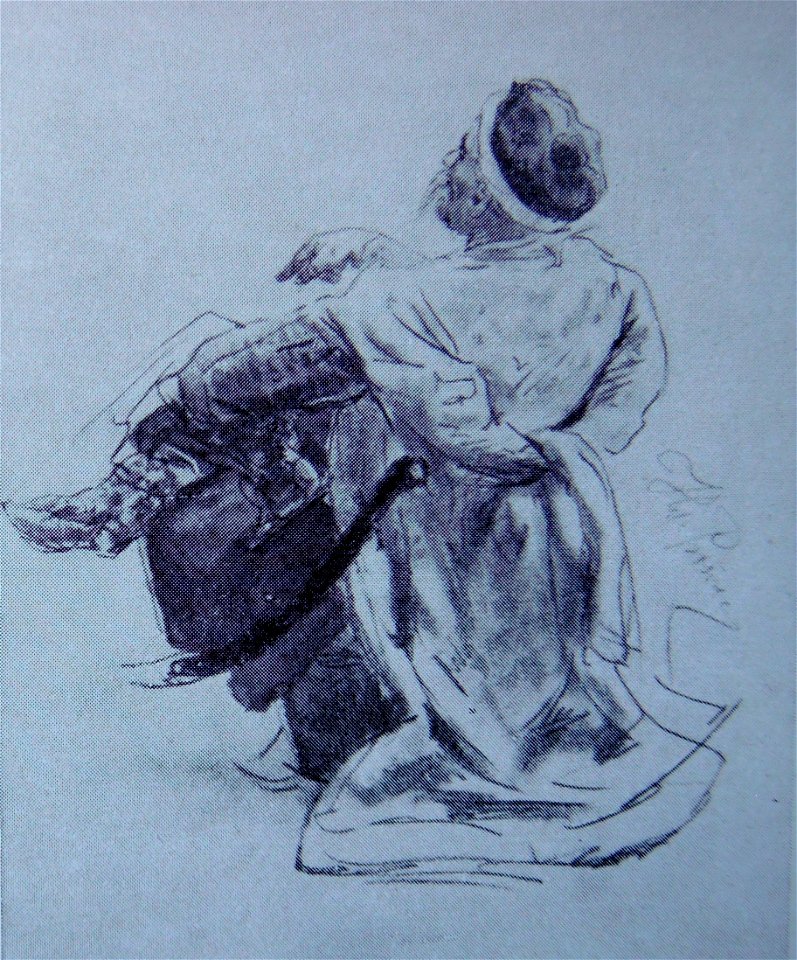 1890Репин. Запорожец 1890е