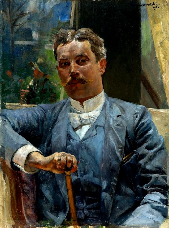 Jacek Malczewski - Portret Sobiesława Bystrzyńskiego 1890