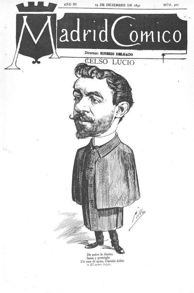 1891-12-19, Madrid Cómico, Celso Lucio, Cilla